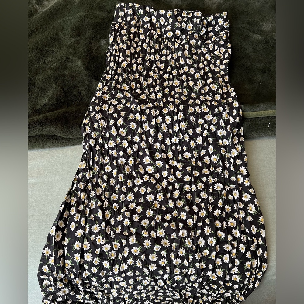 ASOS silk midi skirt